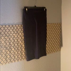 Navy Blue Pencil Skirt